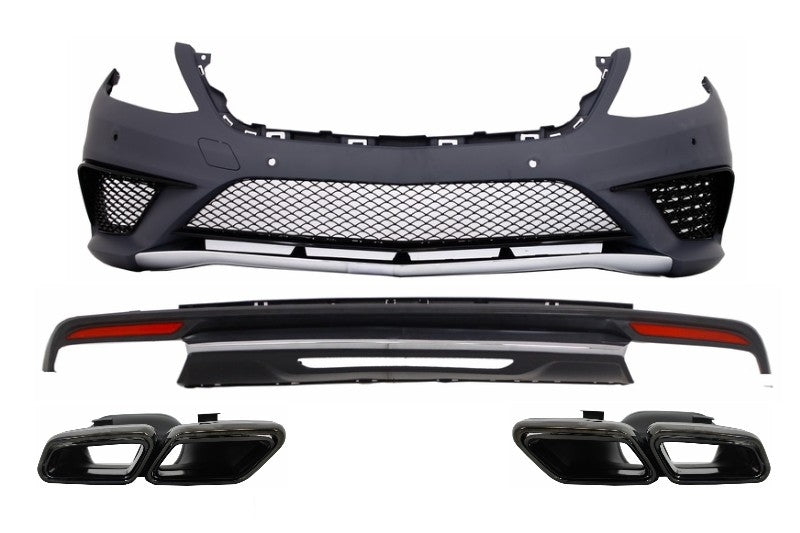 Body Kit für MERCEDES W222 S-Klasse 13-17 Stoßstange Auspuffspitzen S63 Design- CarPartsTuning