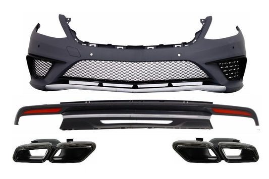 Body Kit für MERCEDES W222 S-Klasse 13-17 Stoßstange Auspuffspitzen S63 Design- CarPartsTuning