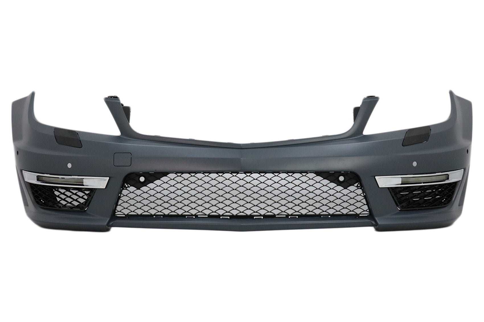 Bodykit für Mercedes C W204 2007-2015 MOPF C63 Design Kühlergrill Stoßstange Seitenschweller CarPartsTuning