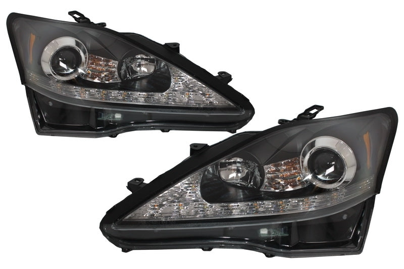 LED DRL Scheinwerfer Dynamisch für LEXUS IS XE20 06-13 Licht Facelift XE30 Look CarPartsTuning