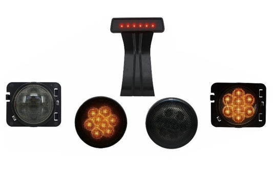 Upgrade Paket LED Abbiegelicht für JEEP Wrangler JK 07-16 Hintere Dritte Bremse CarPartsTuning