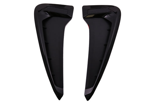 Seitenschlitze Kotflügelgitter für BMW X5 F15 13-18 M-Look Schwarz CarPartsTuning