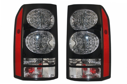 LED Rücklichter für Rover Discovery 3 & 4 04-16 Schwarz Umwandlung in Facelift Look CarPartsTuning
