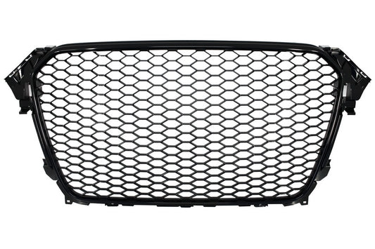 Kühlergrill für AUDI A4 B8 Facelift 12-15 Luftverteiler Schalldämpfer Tipps RS Look CarPartsTuning