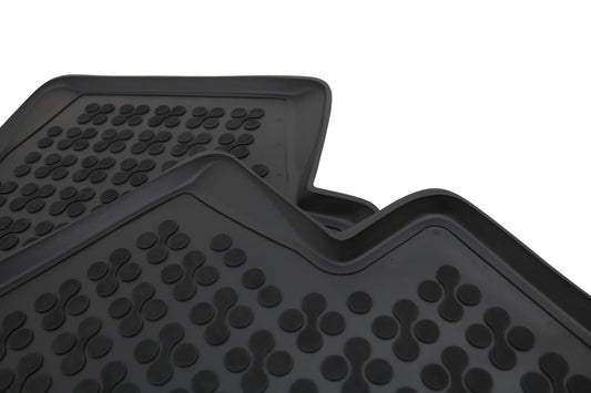 Fußmatte Gummi Schwarz passend für OPEL Adam 2013 Rezaw Plast