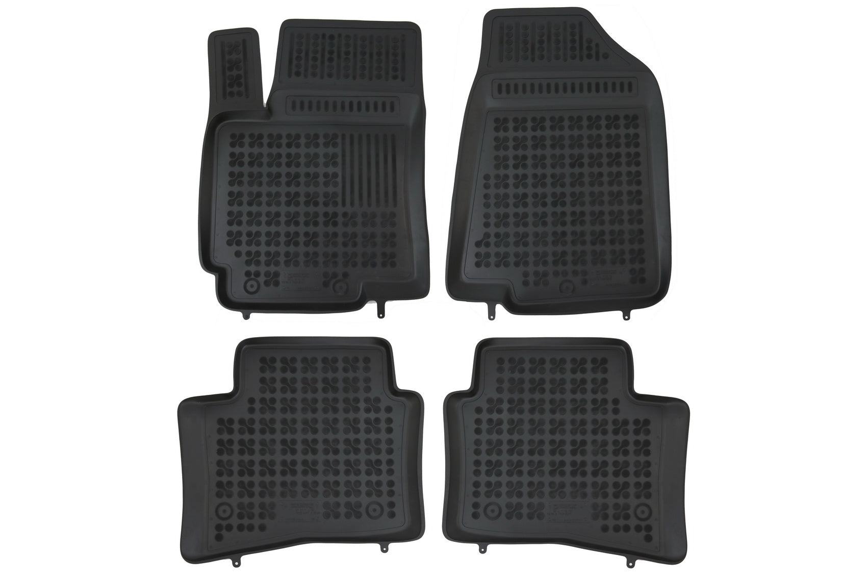 Auto-Fußmatten aus Gummi passend für KIA Rio III (2011-2017) Rezaw Plast