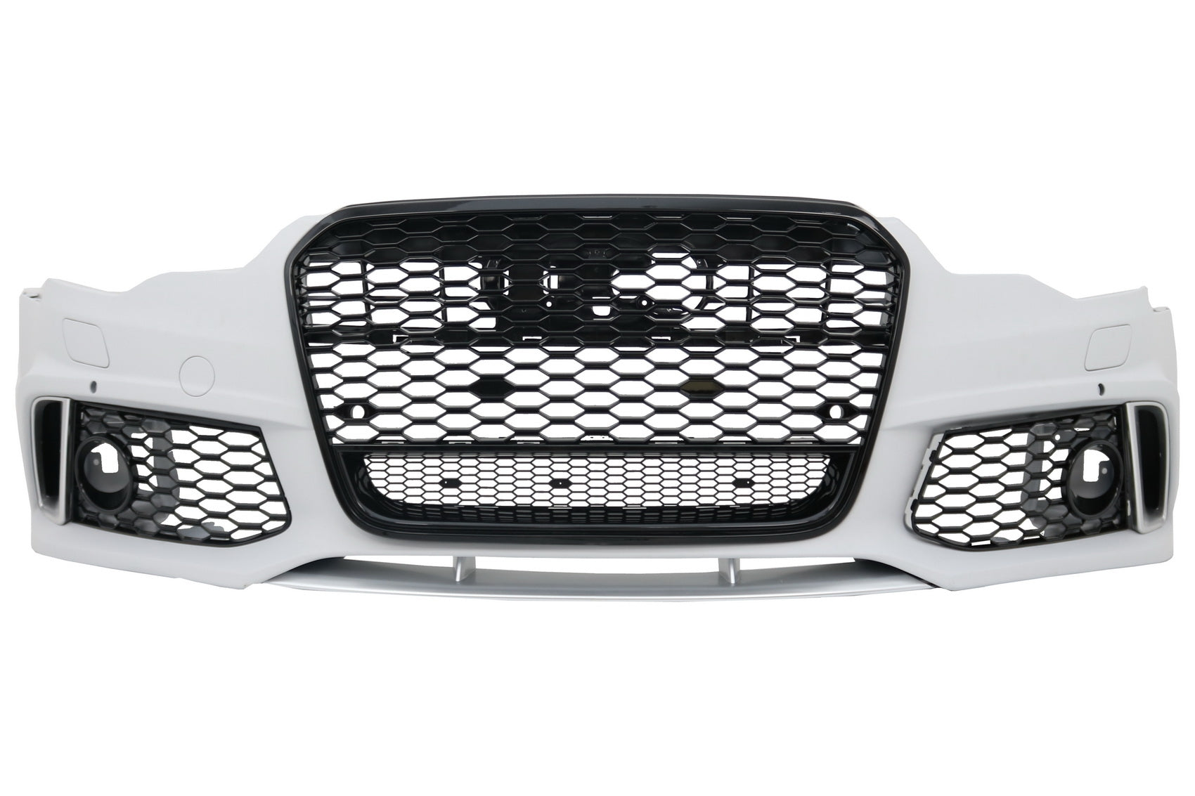 Stoßstange für AUDI A6 C7 4G 11-15 Seitengitter Kühlergrill RS6 Design SRA PDC CarPartsTuning