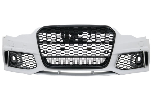 Stoßstange für AUDI A6 C7 4G 11-15 Seitengitter Kühlergrill RS6 Design SRA PDC CarPartsTuning
