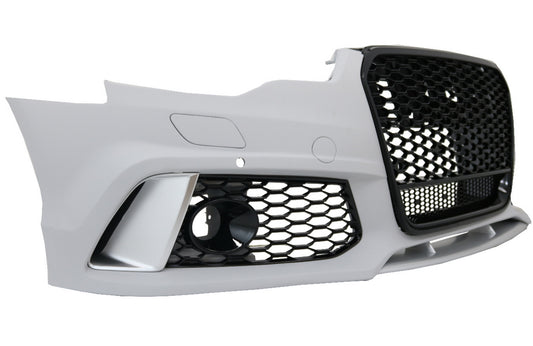 Stoßstange für AUDI A6 C7 4G 11-15 Seitengitter Kühlergrill RS6 Design SRA PDC CarPartsTuning