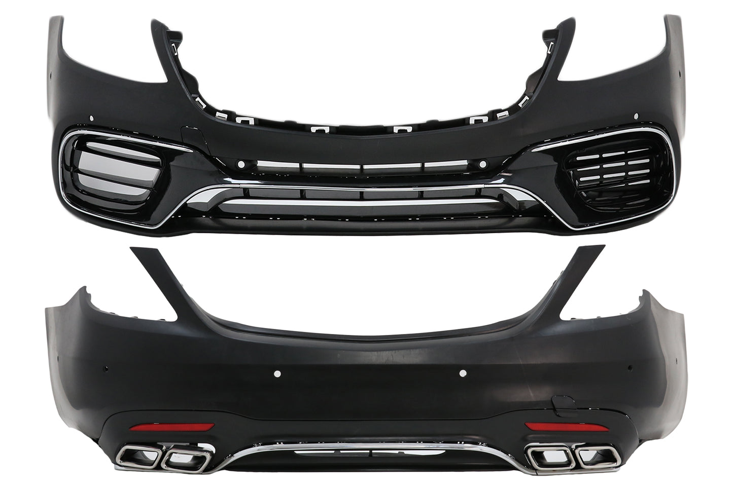 BodyKit für MERCEDES S-Klasse W222 Facelift 13-06.17 Stoßstange Auspuff S63 Look CarPartsTuning