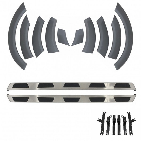 Body Kit Radlauf Trittbrett Radkästen für Audi Q7 4L 06-10 Off Road CarPartsTuning