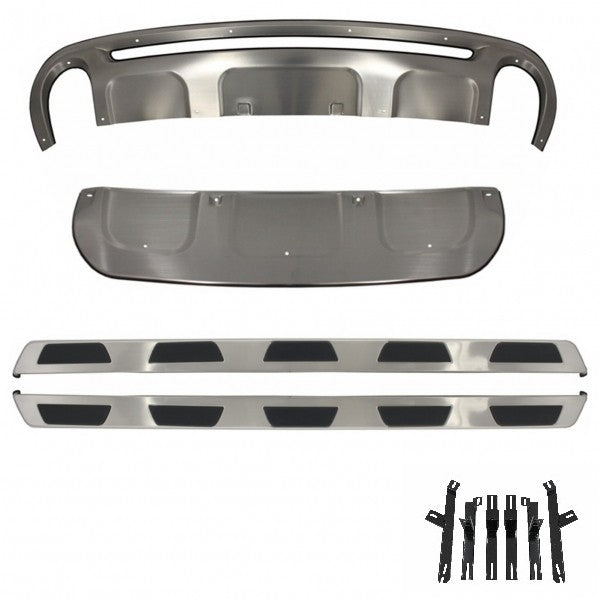 Bodykit Unterfahrschutz Offroad Trittbretter Trittbretter passend für Audi Q7 Facelift S-Line (2010-2015) KITT