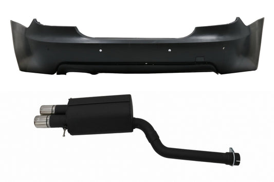 Stoßstange für BMW 5er E60 MOPF 2007-2010 M-Technik Design Auspuffanlage Endrohre CarPartsTuning