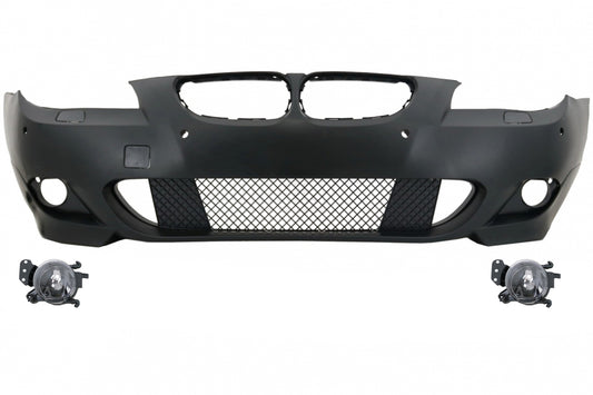 Stoßstange PDC 24mm für BMW 5er E60 E61 03-07 Nebelscheinwerfer M-Technik Look CarPartsTuning