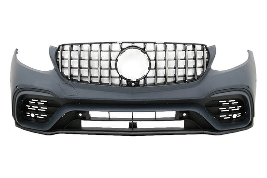 Bodykit für Mercedes GLC SUV X253 15-07.19 Stoßfänger Endrohre GLC63 Look CarPartsTuning