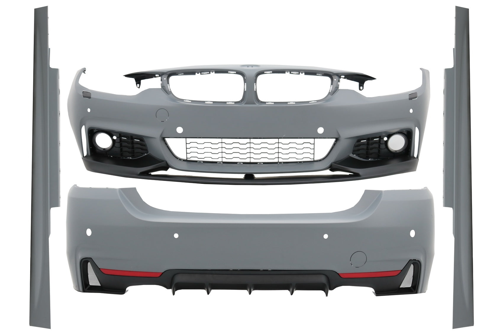 Body Kit für BMW 4er F32 F33 13-16 M-Performance Look ohne Nebelscheinwerfer CarPartsTuning