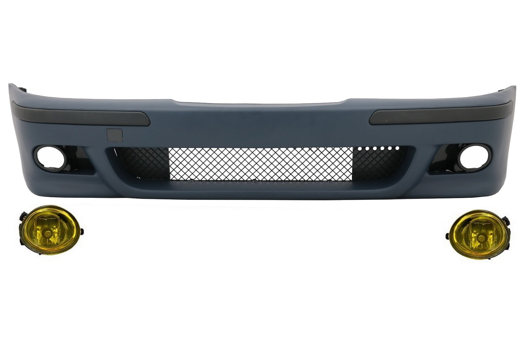 Stoßstange für BMW E39 5er 1995-2003 Nebelscheinwerfer Gelb M5 Look CarPartsTuning