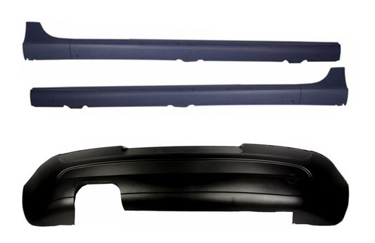 Heckstoßstangenaufsatz für VW Golf 5 V 03-07 Seitenschweller GTI Edition 30 CarPartsTuning