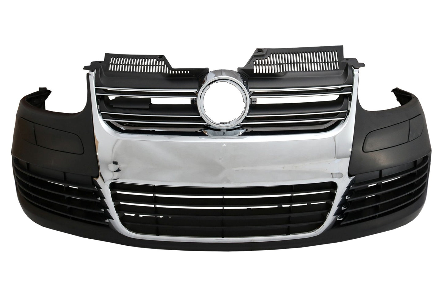 Stoßstange für VW Golf V 5 2003-2007 Seitenschweller R32 Look Chrome Gitter CarPartsTuning