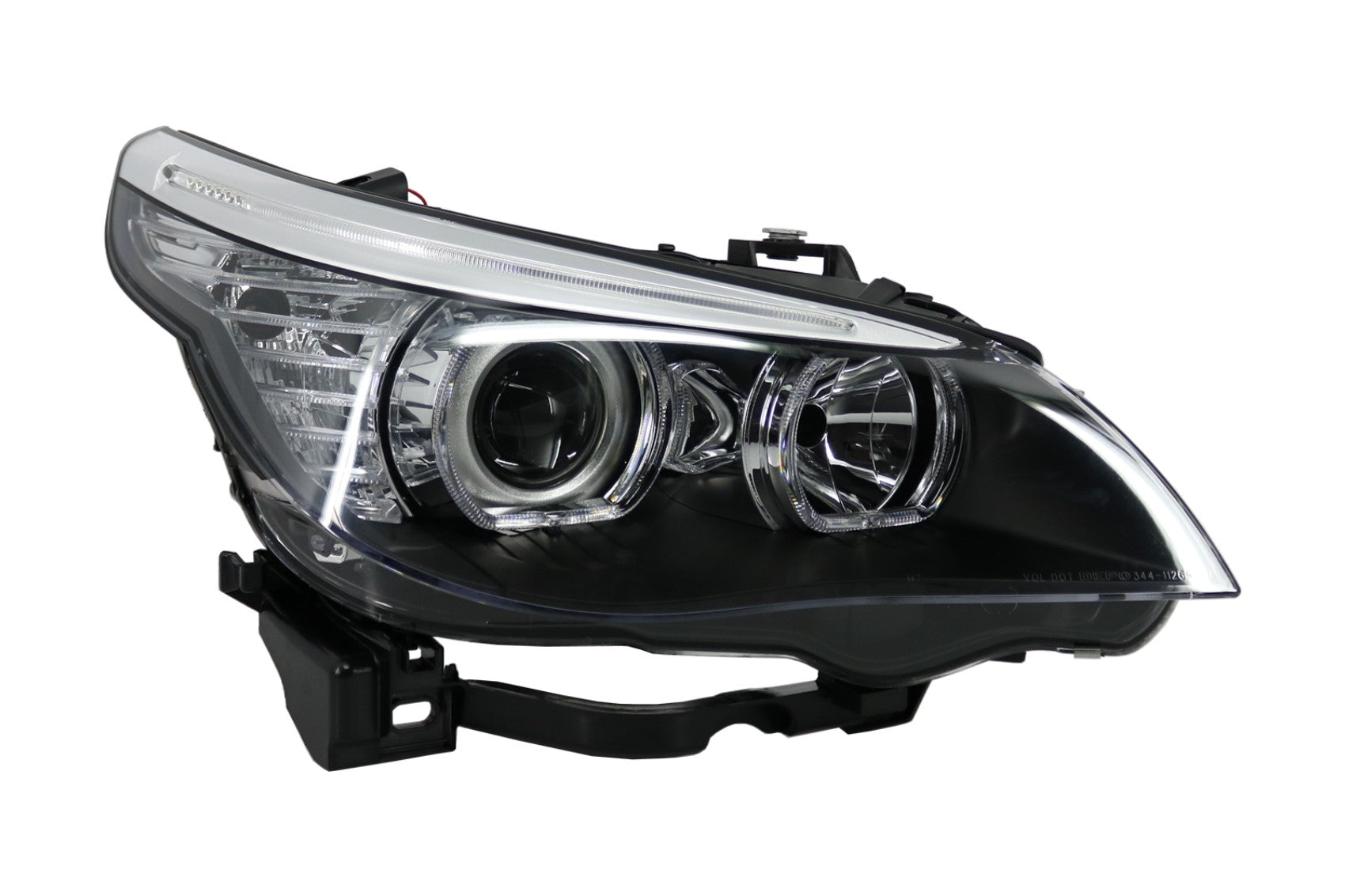 LED TFL Tagfahrlicht Angel Eyes Scheinwerfer für BMW 5er E60 E61 2003-2007 LCI Look CarPartsTuning