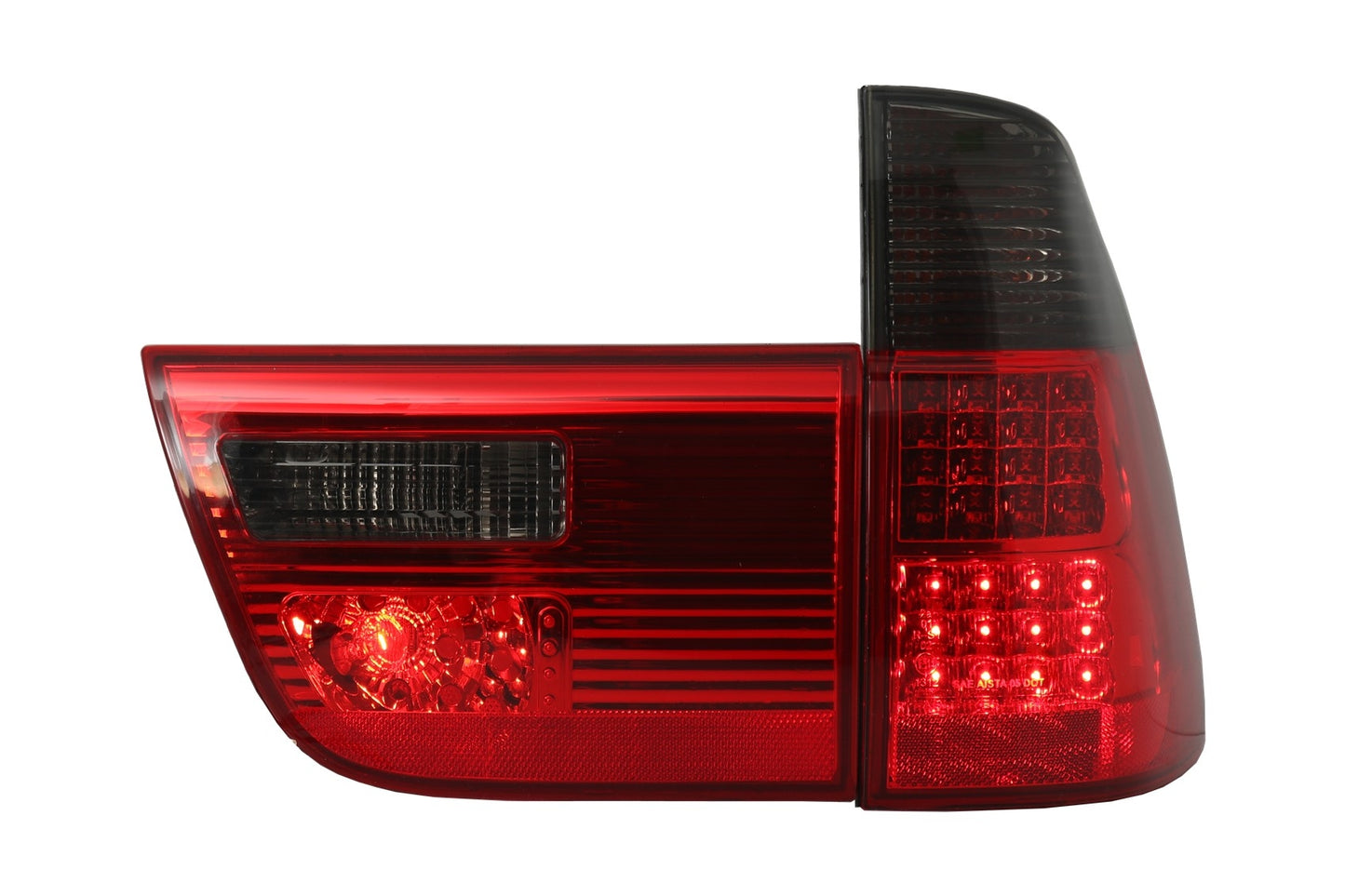 LED Rückleuchten für BMW X5 E53 1998-10 / 2003 Nebelscheinwerfer Smoke & Red- CarPartsTuning