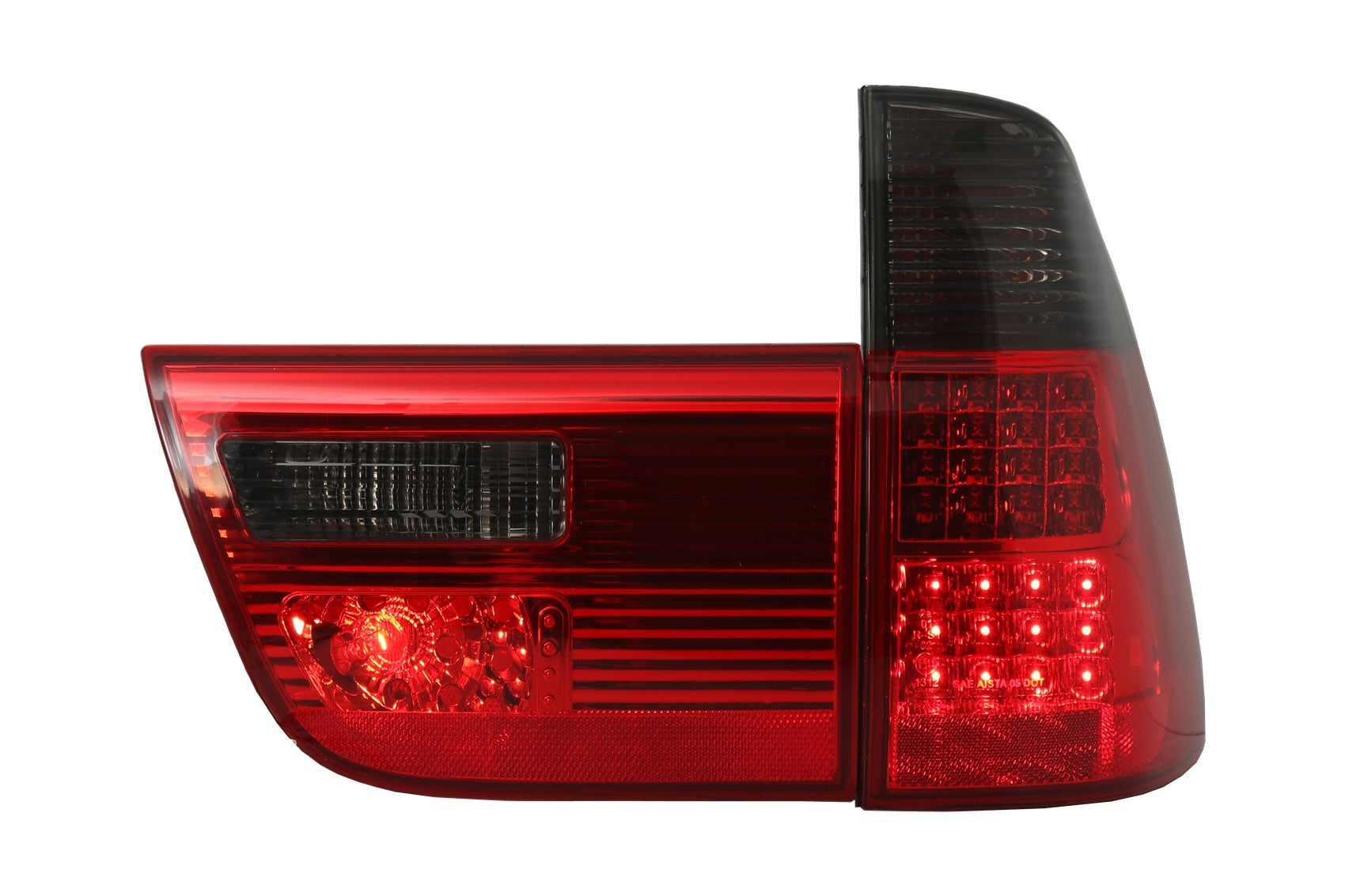 LED Rückleuchten für BMW X5 E53 1998-10 / 2003 Nebelscheinwerfer Smoke & Red- CarPartsTuning