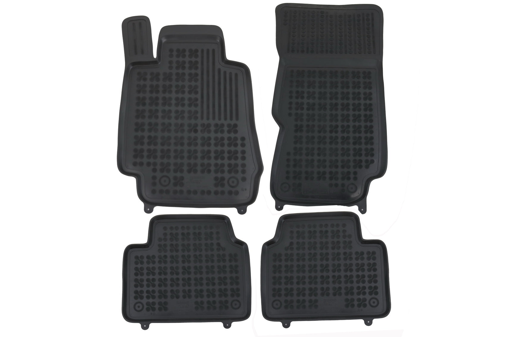 Gummi-Fußmatten Schwarz passend für ALFA ROMEO GIULIA (952) 4x4 Q4 (ab 2016) Rezaw Plast