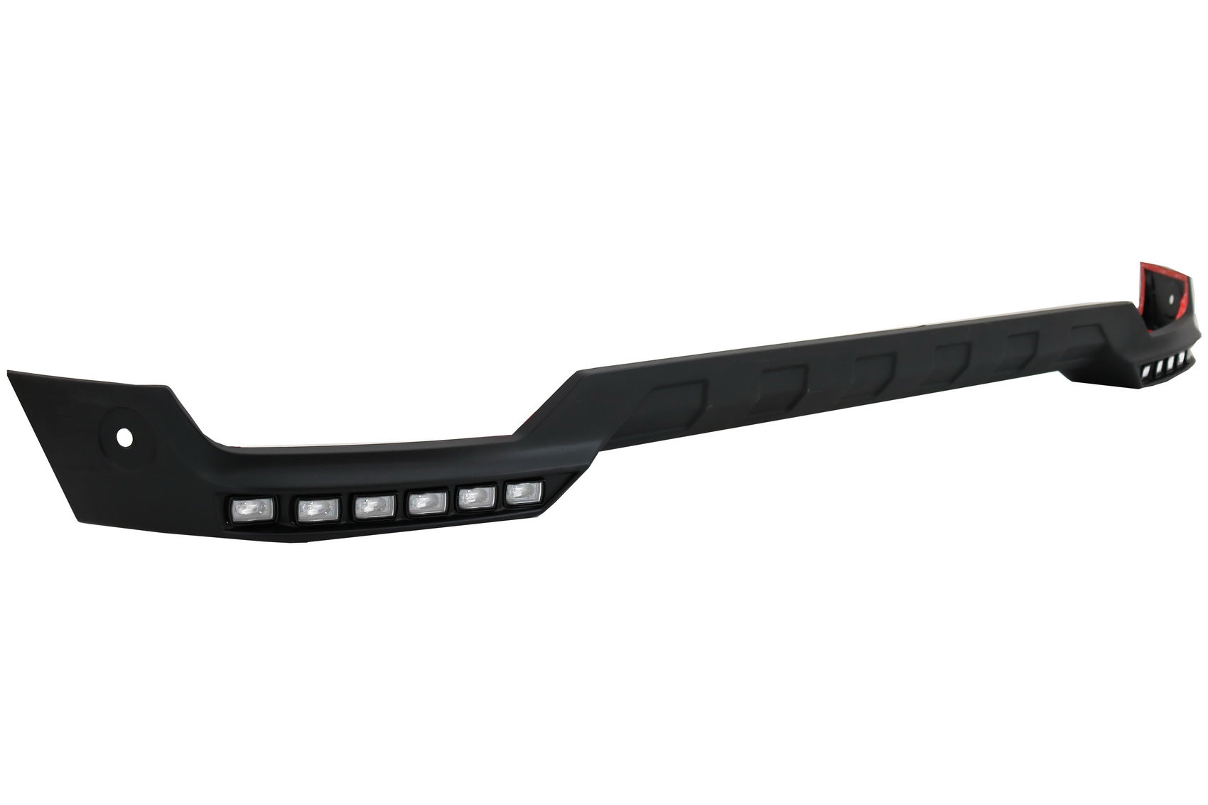 Frontspoiler LED DRL Erweiterung für Mercedes G W463 1989-2017 Schwarz CarPartsTuning