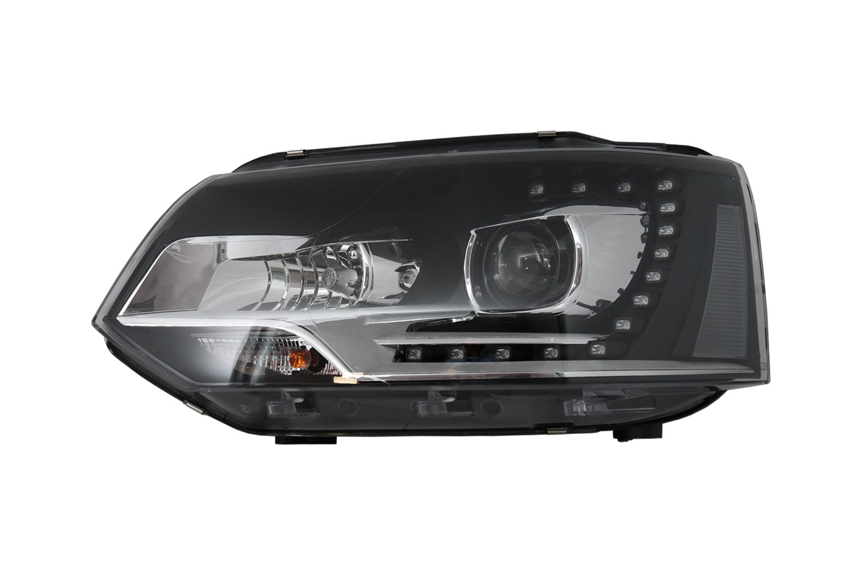 LED Dayline Scheinwerfer für VW Transporter T5 2010-2015 Licht Xenon Look- CarPartsTuning