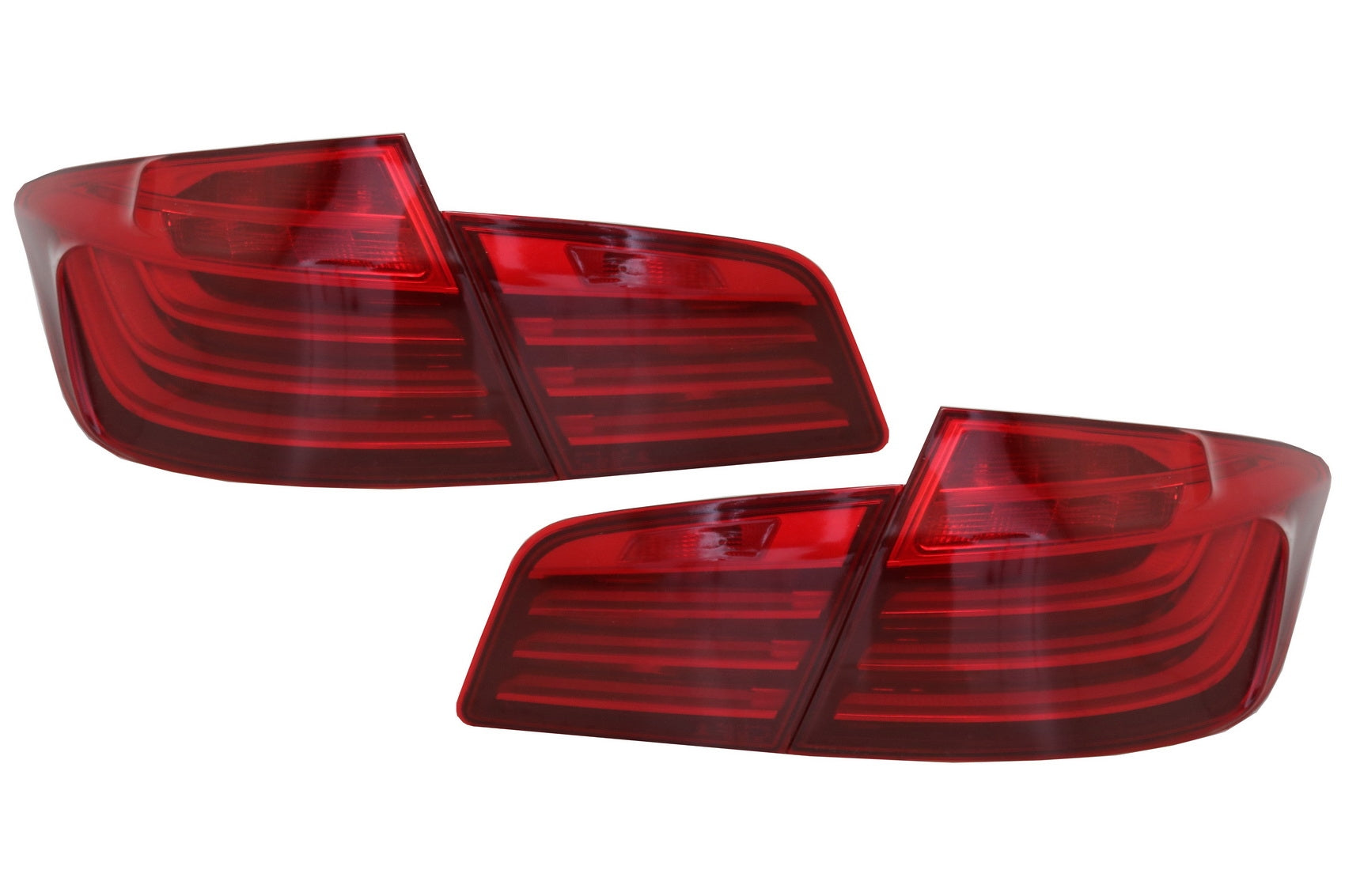 LED Rücklichter M Performance für BMW 5er F10 2011-2017 RED LCI Design Rote- CarPartsTuning