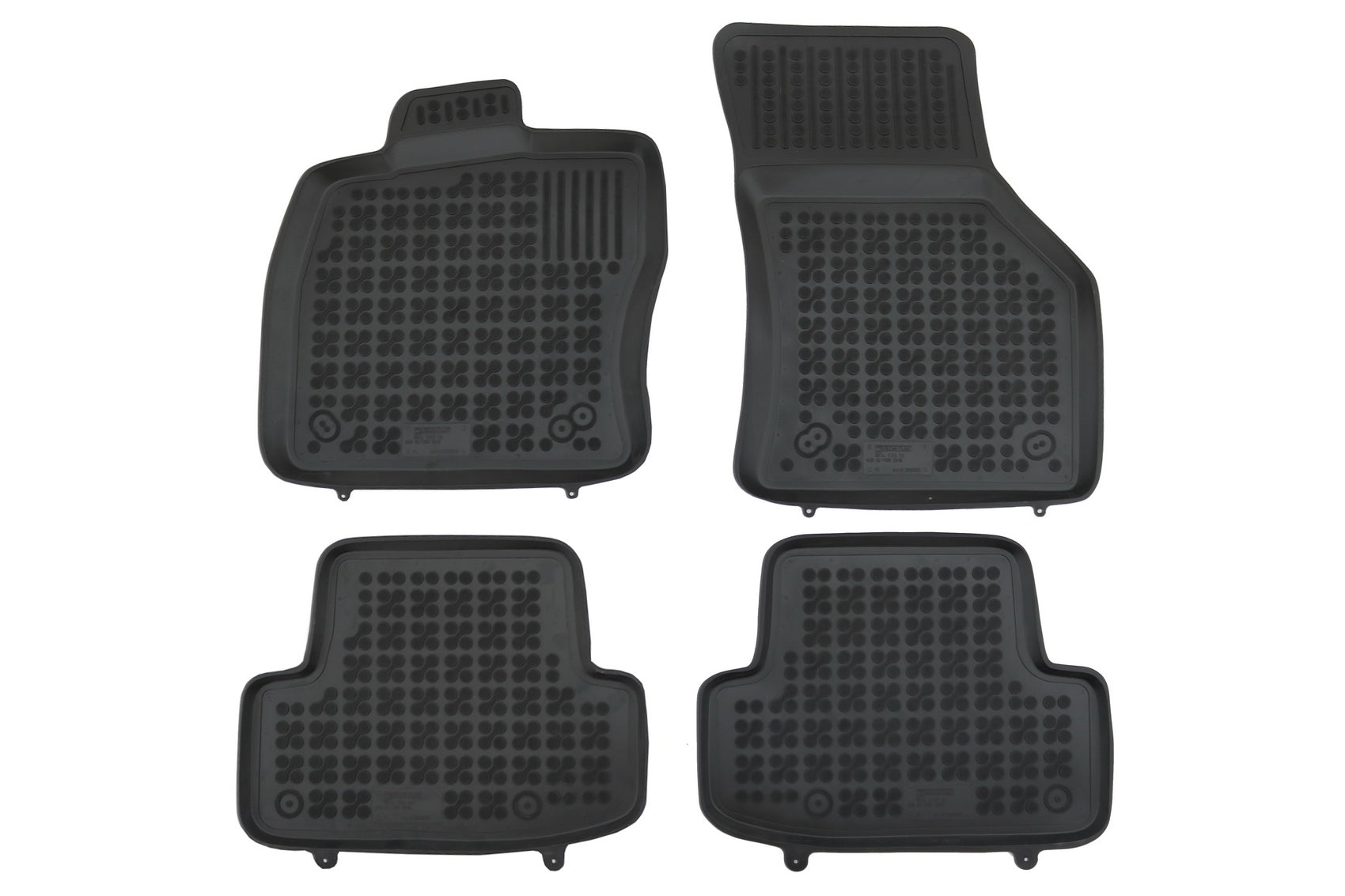 Gummi Auto Fußmatten passend für AUDI Q2 (2016+) Rezaw Plast