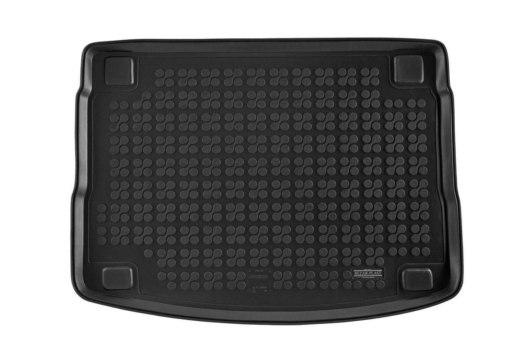 Kofferraummatte Gummi Schwarz Passend Für Hyundai i30 III Hatchback (2016+) Rezaw Plast