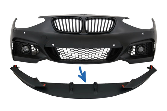 Stoßstange Lippe Spoiler für BMW 1er F20 F21 11-14 F22 F23 14+ M Sport M-Perform Look CarPartsTuning