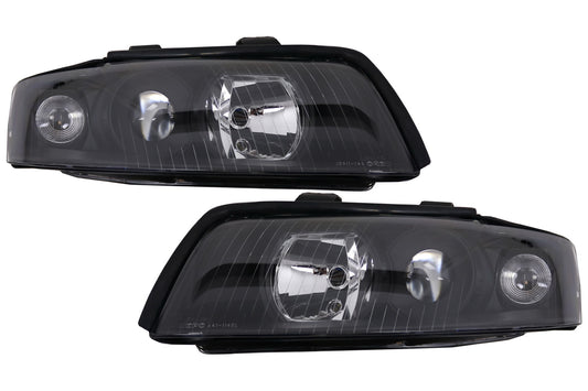 Scheinwerfer passend für AUDI A4 B6 (2000-2004) RHD / LHD Schwarz KITT Lightning