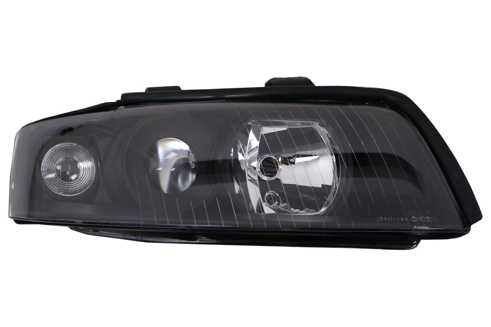 Scheinwerfer passend für AUDI A4 B6 (2000-2004) RHD / LHD Schwarz KITT Lightning