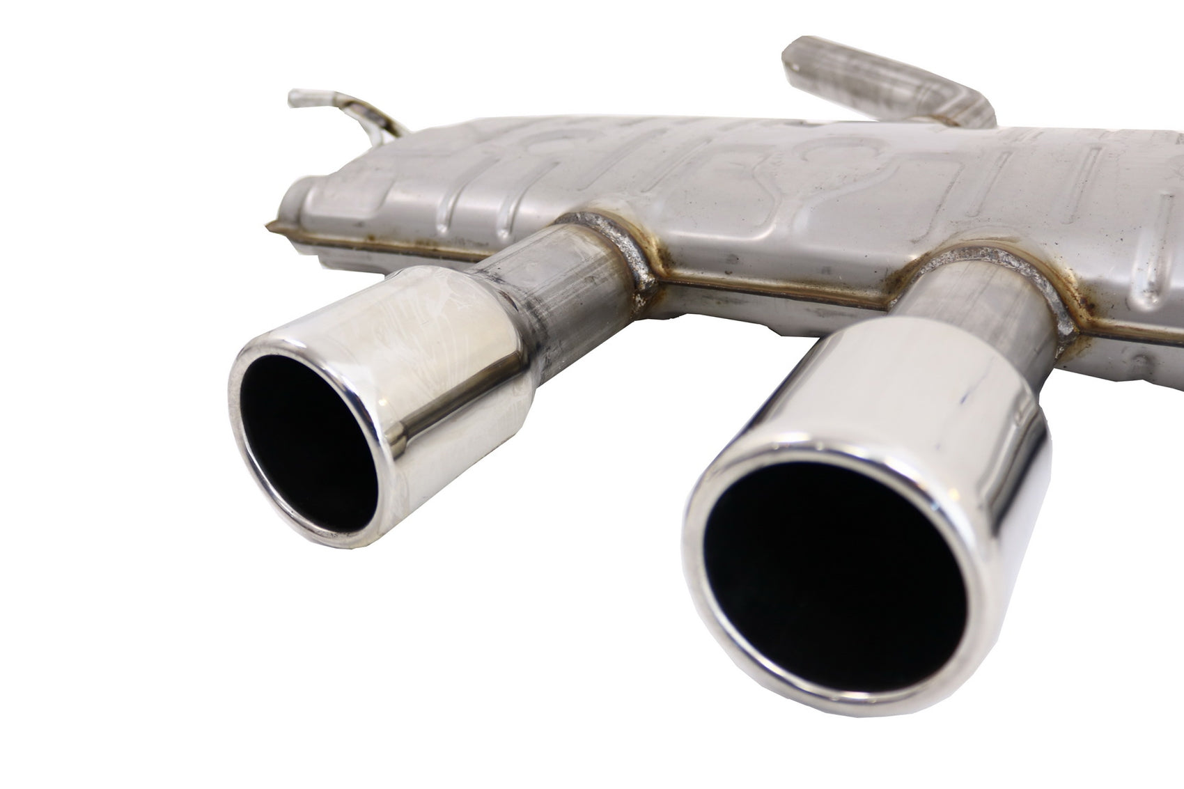 Abgasanlage für VW Golf 7 VII Mk7 13-19 Adapterrohre R400 R-Look Quad CarPartsTuning