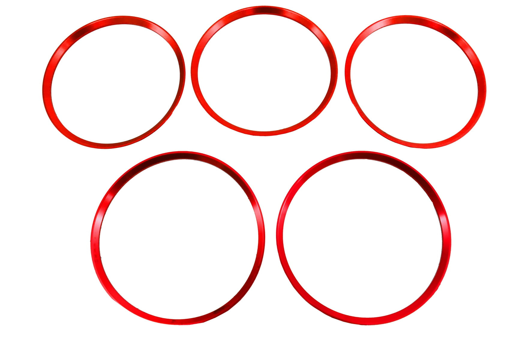 Ring Rahmenbelüftung Rot für Mercedes W176 W246 CLA C117 GLA X156 CarPartsTuning