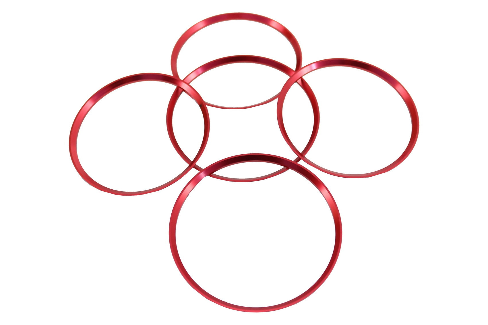 Ring Rahmenbelüftung Rot für Mercedes W176 W246 CLA C117 GLA X156 CarPartsTuning