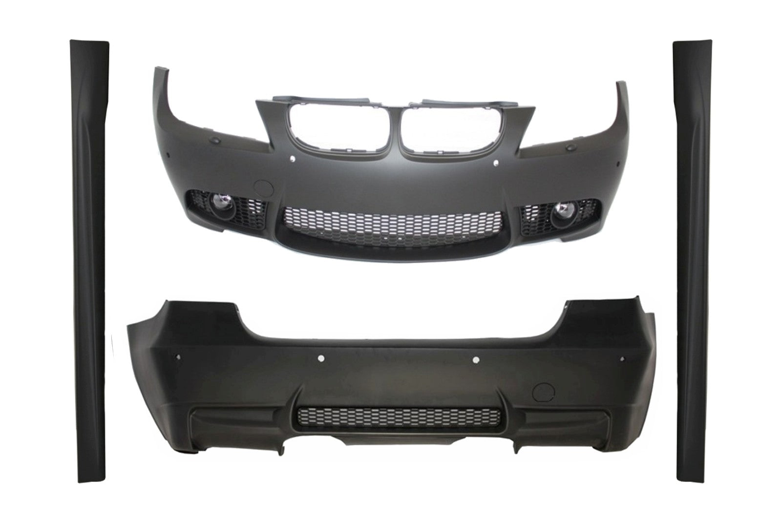 Bodykit für BMW 3er E90 LCI Facelift 08-11 Stoßstange Seitenschweller M3 Design- CarPartsTuning