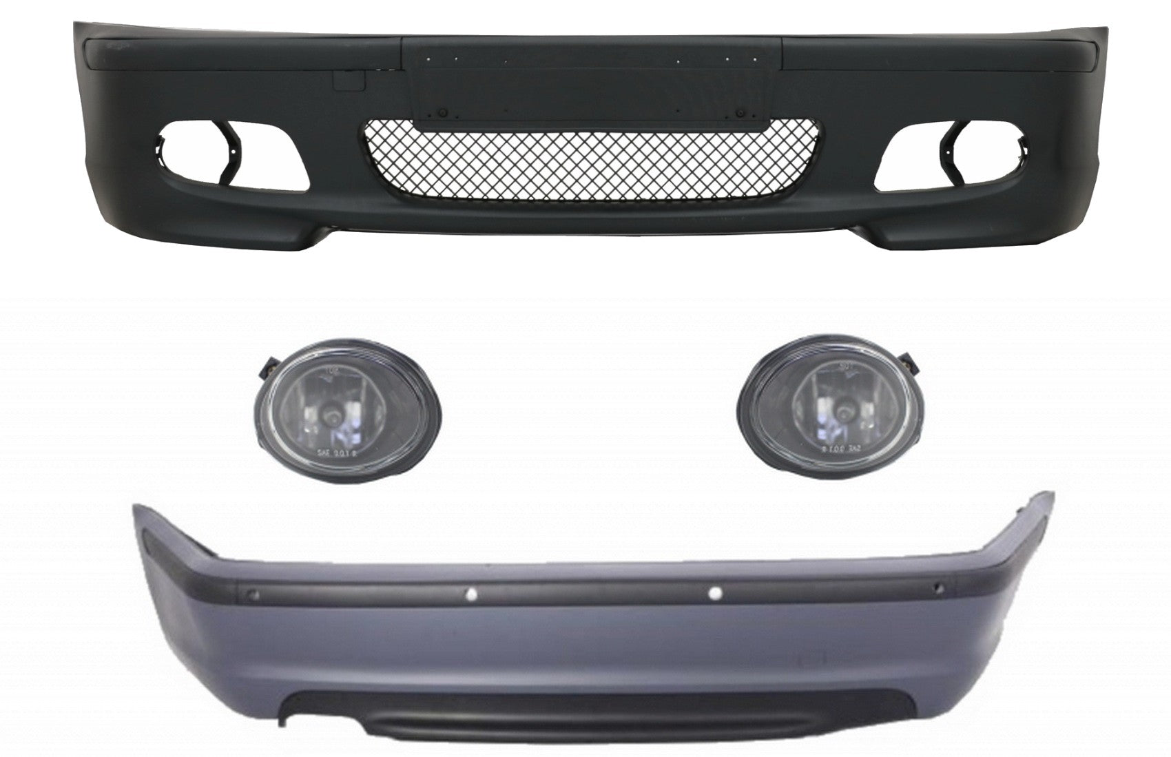 Bodykit für BMW 3er E46 Limousine 98-04 Stoßstange PDC Nebelscheinwerfer M-Technik Design CarPartsTuning
