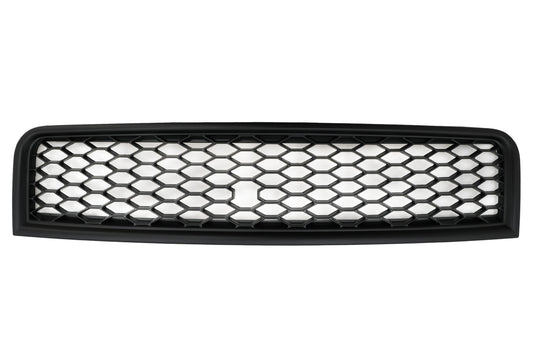 Kühlergrill ohne Emblem für Audi A4 B6 Limousine Avant 8E 8H 01-04 RS Look Mattschwarz CarPartsTuning