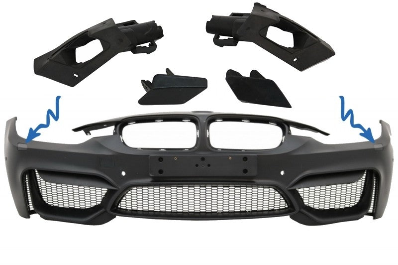 SRA Abdeckungen Frontstoßstange M4 Look für BMW 3er F30 F31 2011-2018 CarPartsTuning