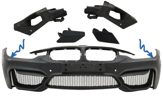 SRA Abdeckungen Frontstoßstange M4 Look für BMW 3er F30 F31 2011-2018 CarPartsTuning