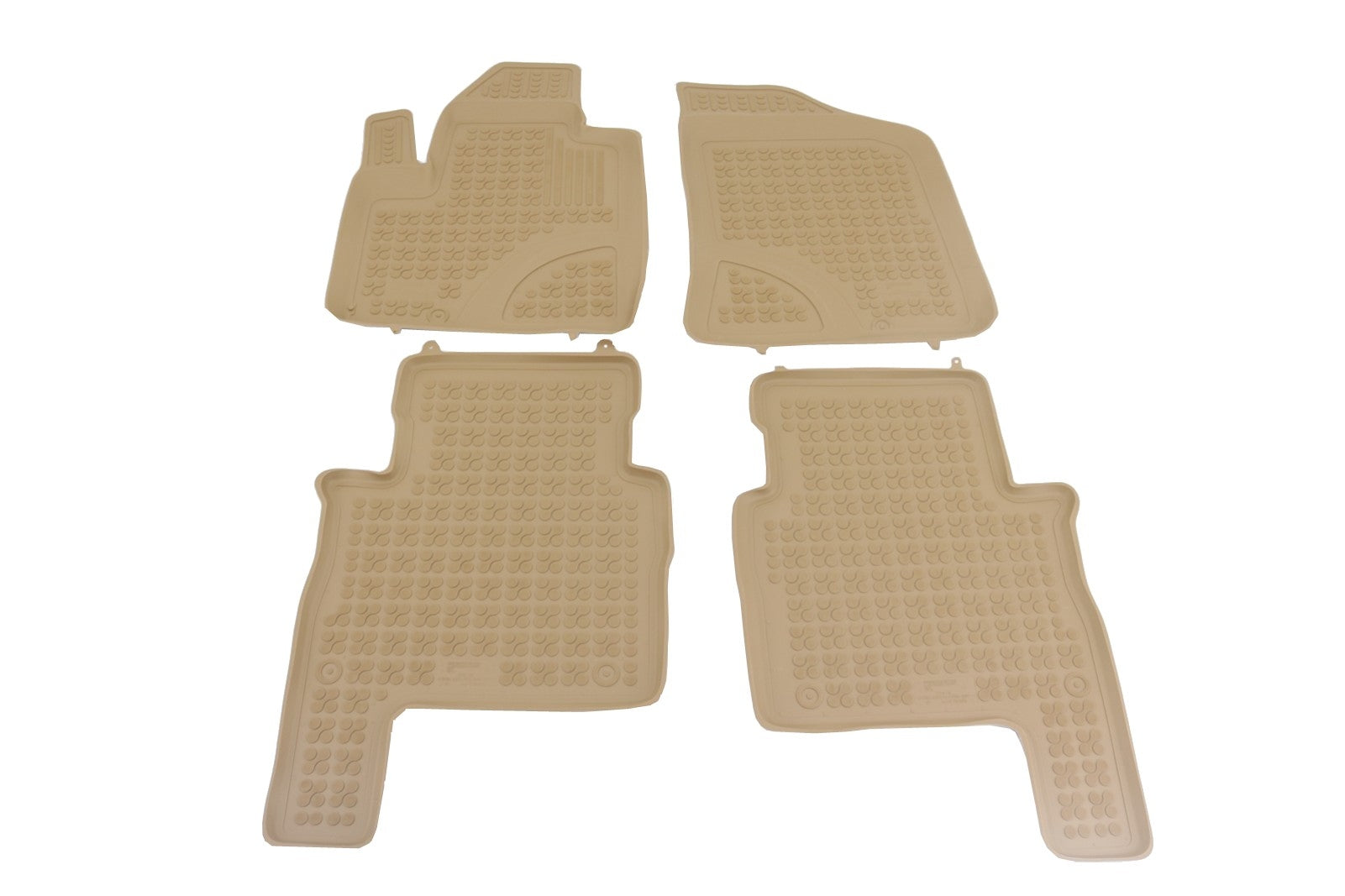 Fußmatte Gummi Beige Passend Für Hyundai Santa Fe 2007-2012 Rezaw Plast