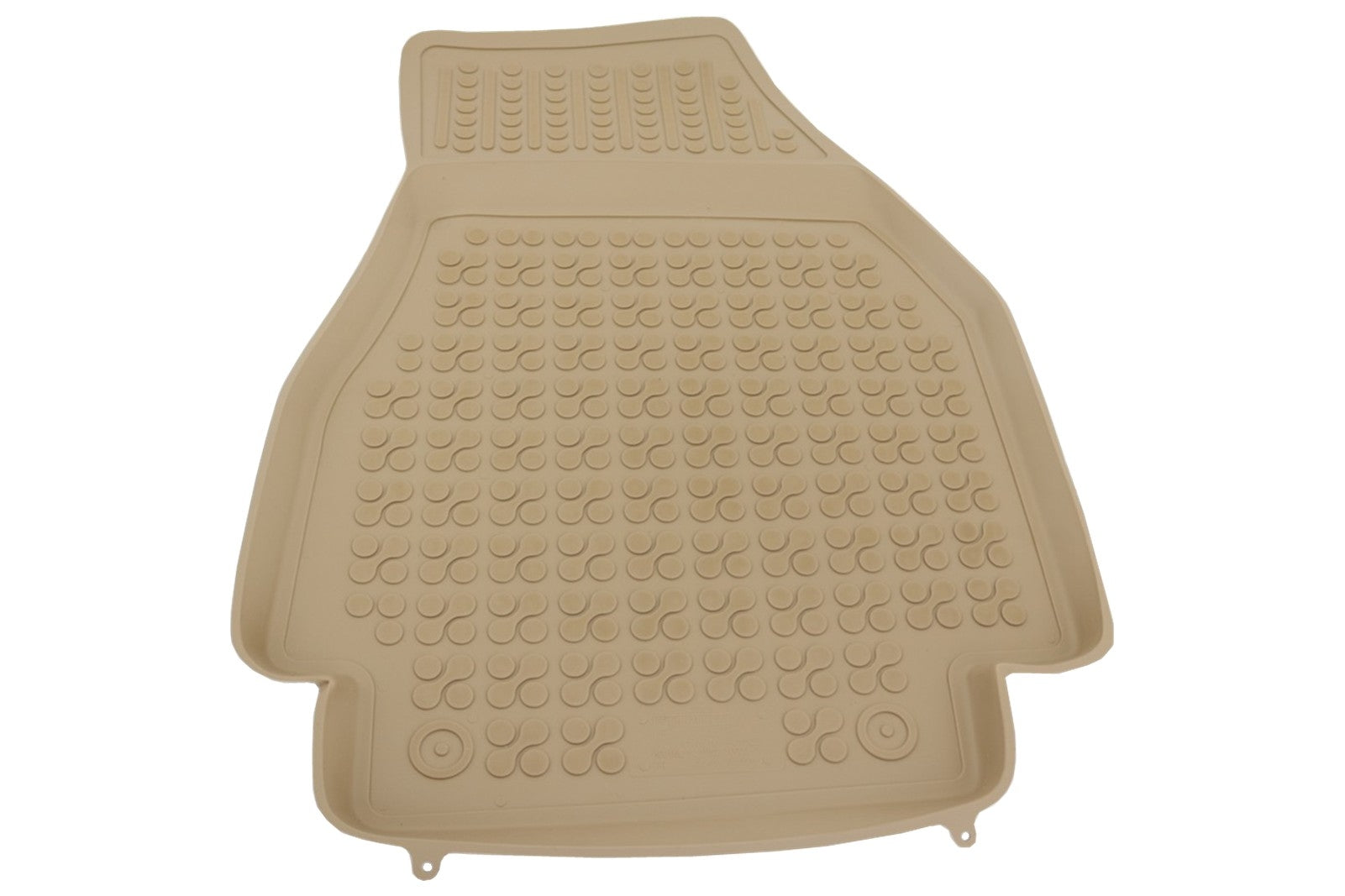 Gummi-Fußmatte Beige passend für RENAULT Megane II (2002-2009) Rezaw Plast