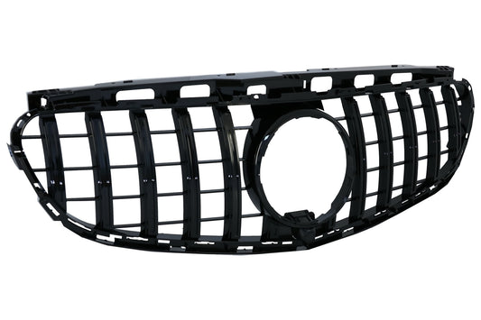 Kühlergrill für Mercedes W212 S212 Facelift 13-16 GT-R Panamericana Look Schwarz CarPartsTuning