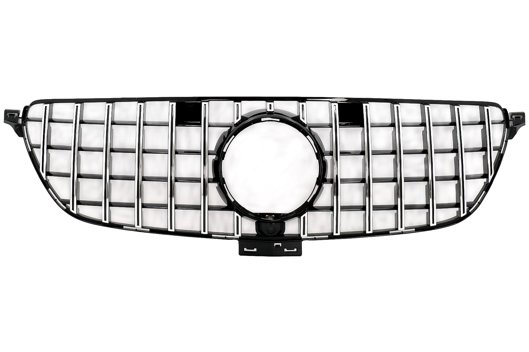 Frontgrill für Mercedes GLE Coupé C292 2015-2018 GT-R Panamericana Look Chrom CarPartsTuning