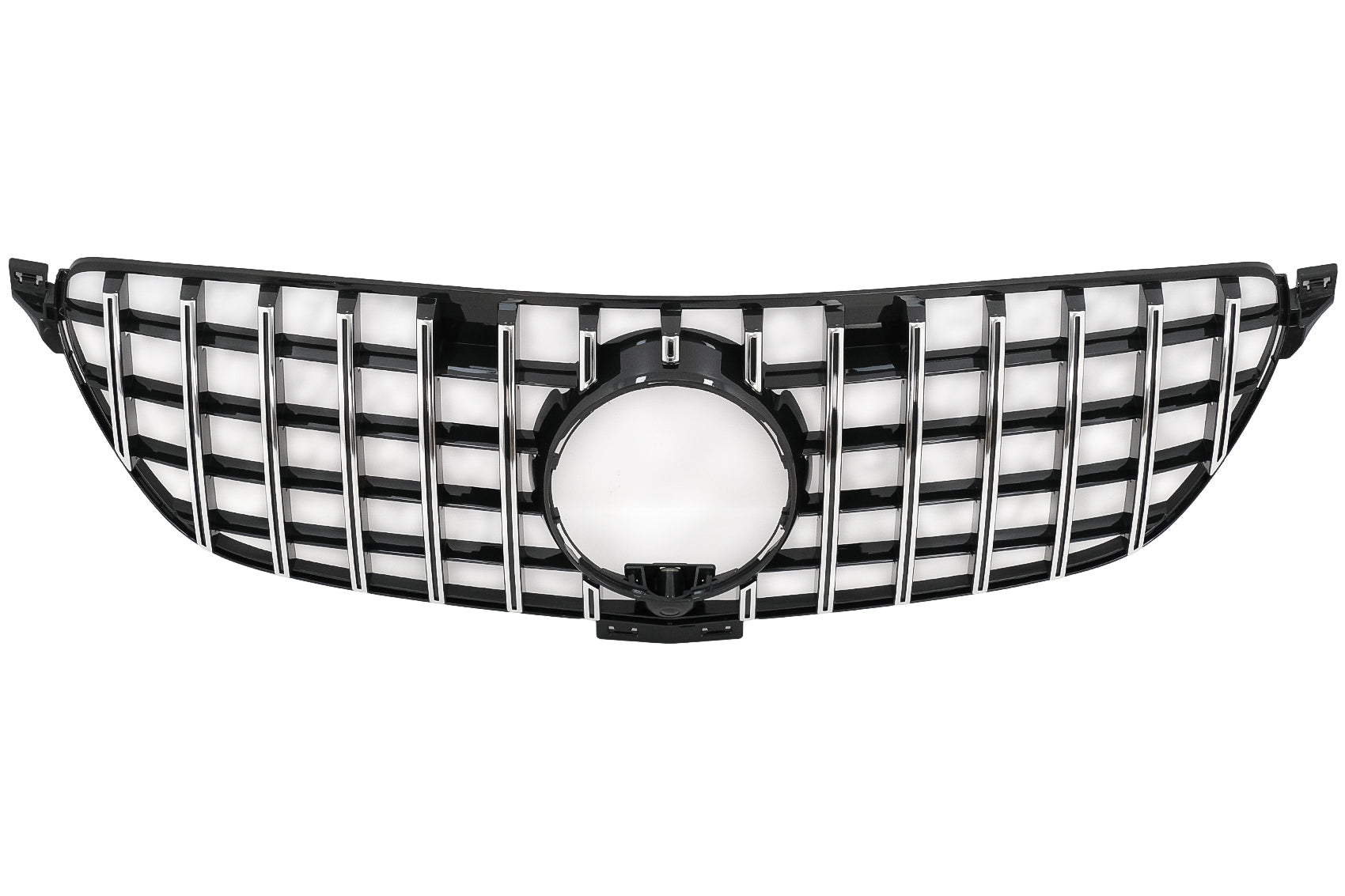 Frontgrill für Mercedes GLE Coupé C292 2015-2018 GT-R Panamericana Look Chrom CarPartsTuning