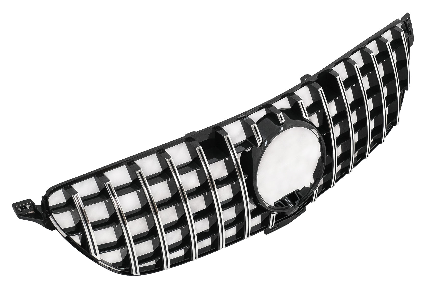 Frontgrill für Mercedes GLE Coupé C292 2015-2018 GT-R Panamericana Look Chrom CarPartsTuning