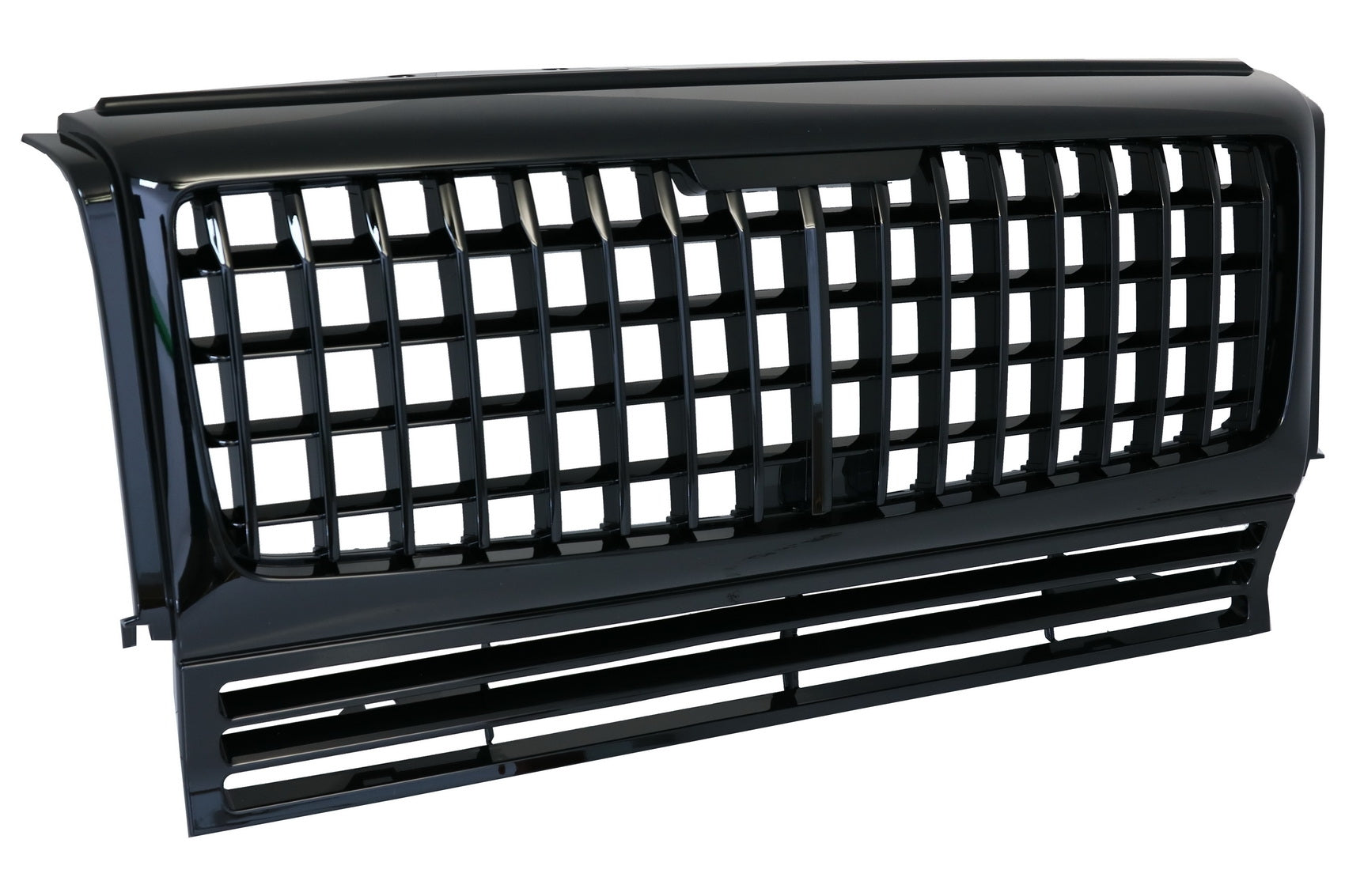 Kühlergrill für Mercedes G-Klasse W463 90-14 GT-R Panamericana Look Glänzend schwarz Carpartstuning Austria